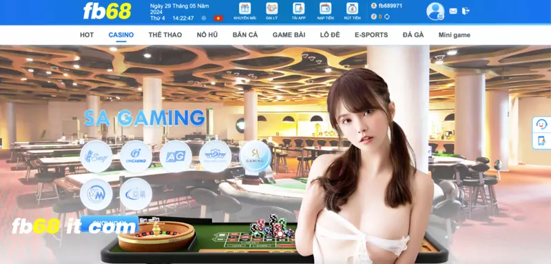 SA gaming chuyên cung cấp các tựa game casino top đầu thị trường